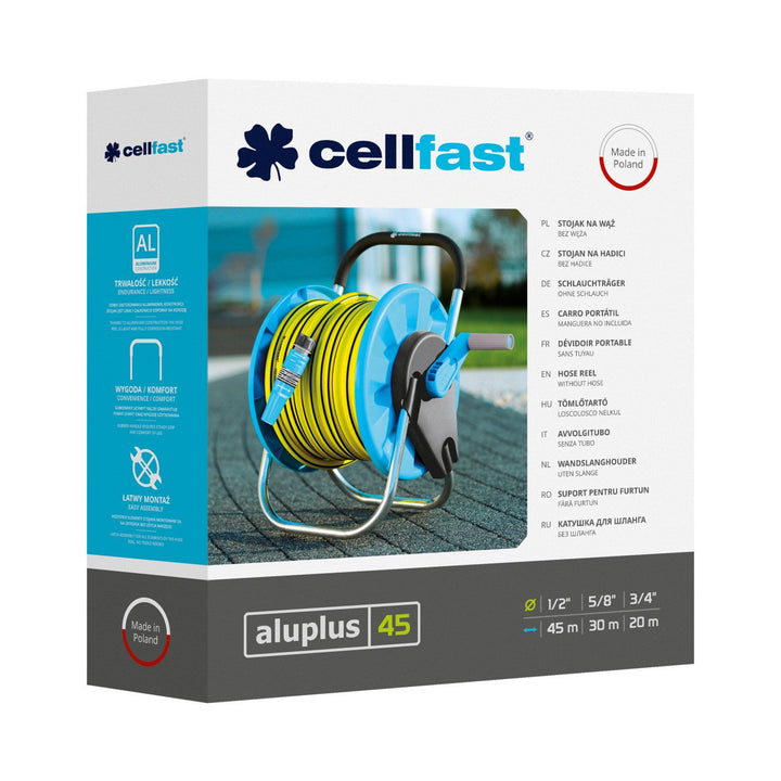 Cellfast Aluplus 55-150 1/2"-os tömlődob állvány 45m