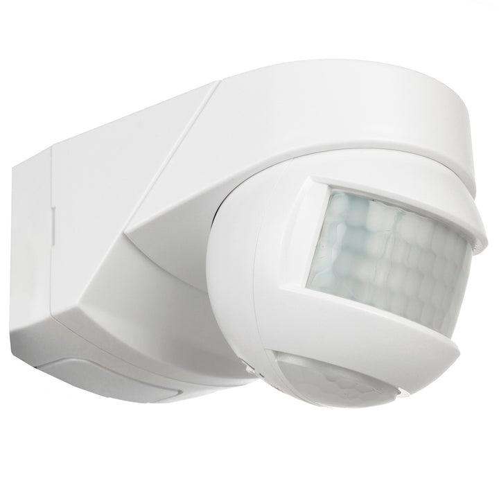 Falra szerelhető szürkület-virradat mozgásérzékelő 180° + 360° 2000W Maclean Energy MCE295 fehér