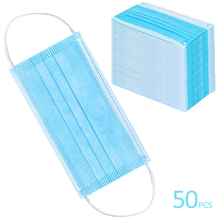 Egyszer használatos maszk FFP2 - 50db készlet - kék színű 50db egyéni védőmaszk Promedix PR-205