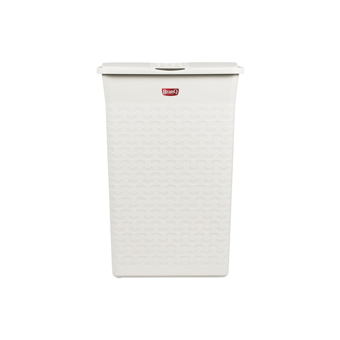 Téglalap alakú szennyeskosár BranQ Cotton 55L - fehér