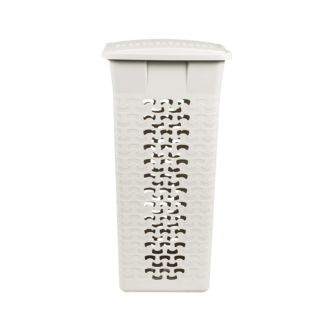 Téglalap alakú szennyeskosár BranQ Cotton 55L - fehér