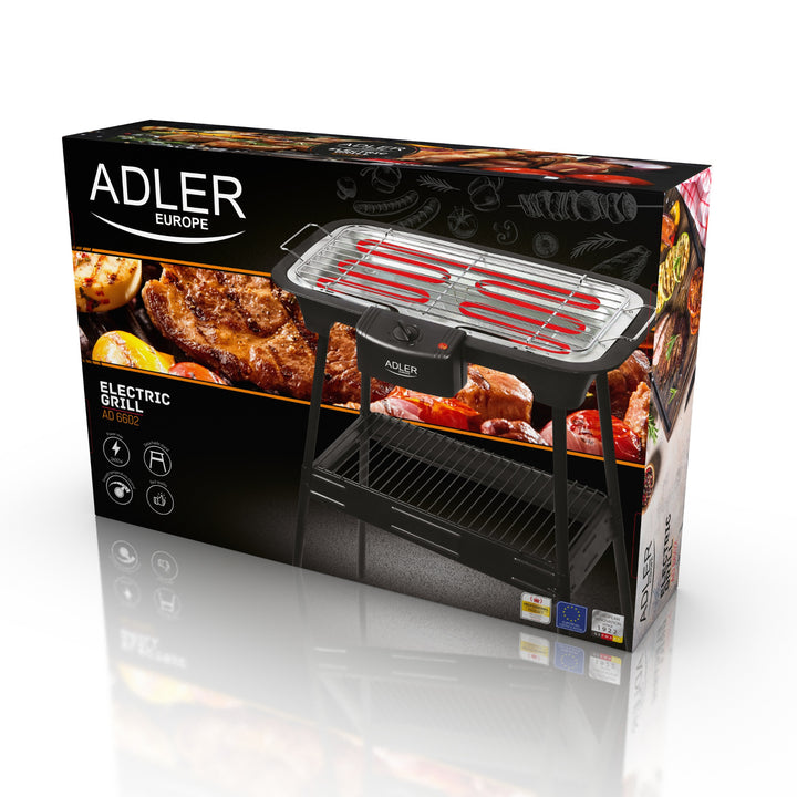 Elektromos grill kerti állvánnyal Adler AD 6602