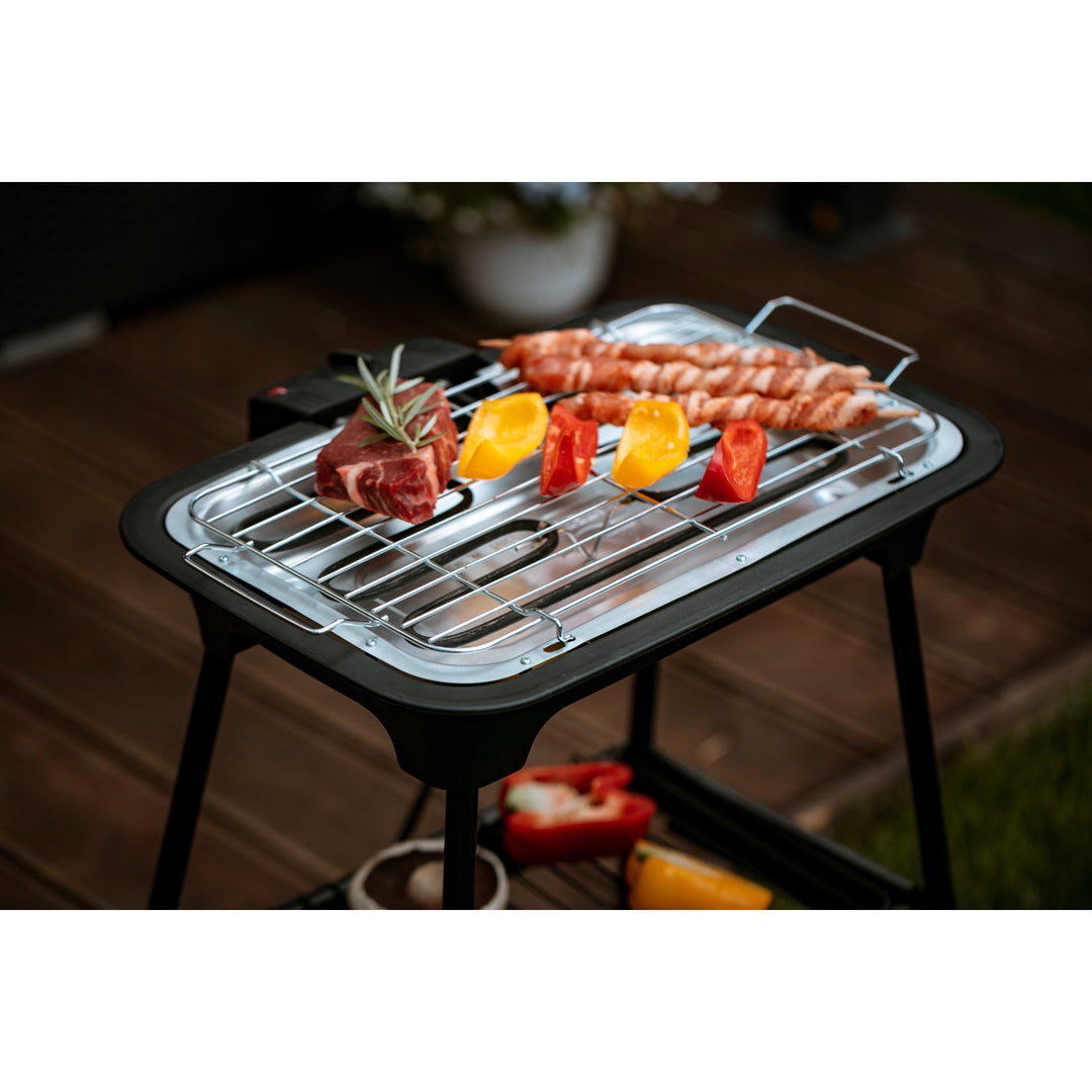 Elektromos grill kerti állvánnyal Adler AD 6602