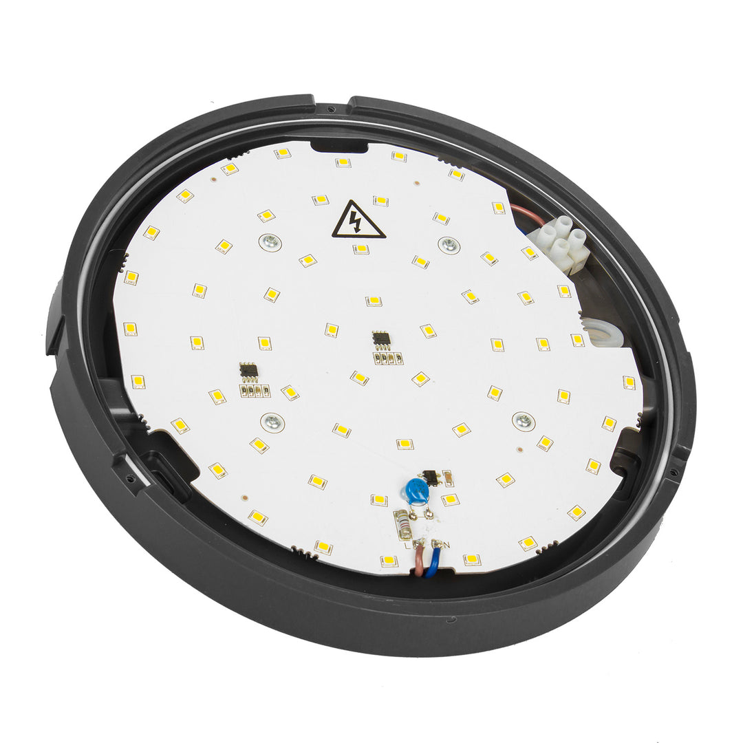 LED fali és mennyezeti lámpa MCE342 GR 1100lm 15W IP54 Maclean Energy szín szürke, szín természetes fehér (4000K)
