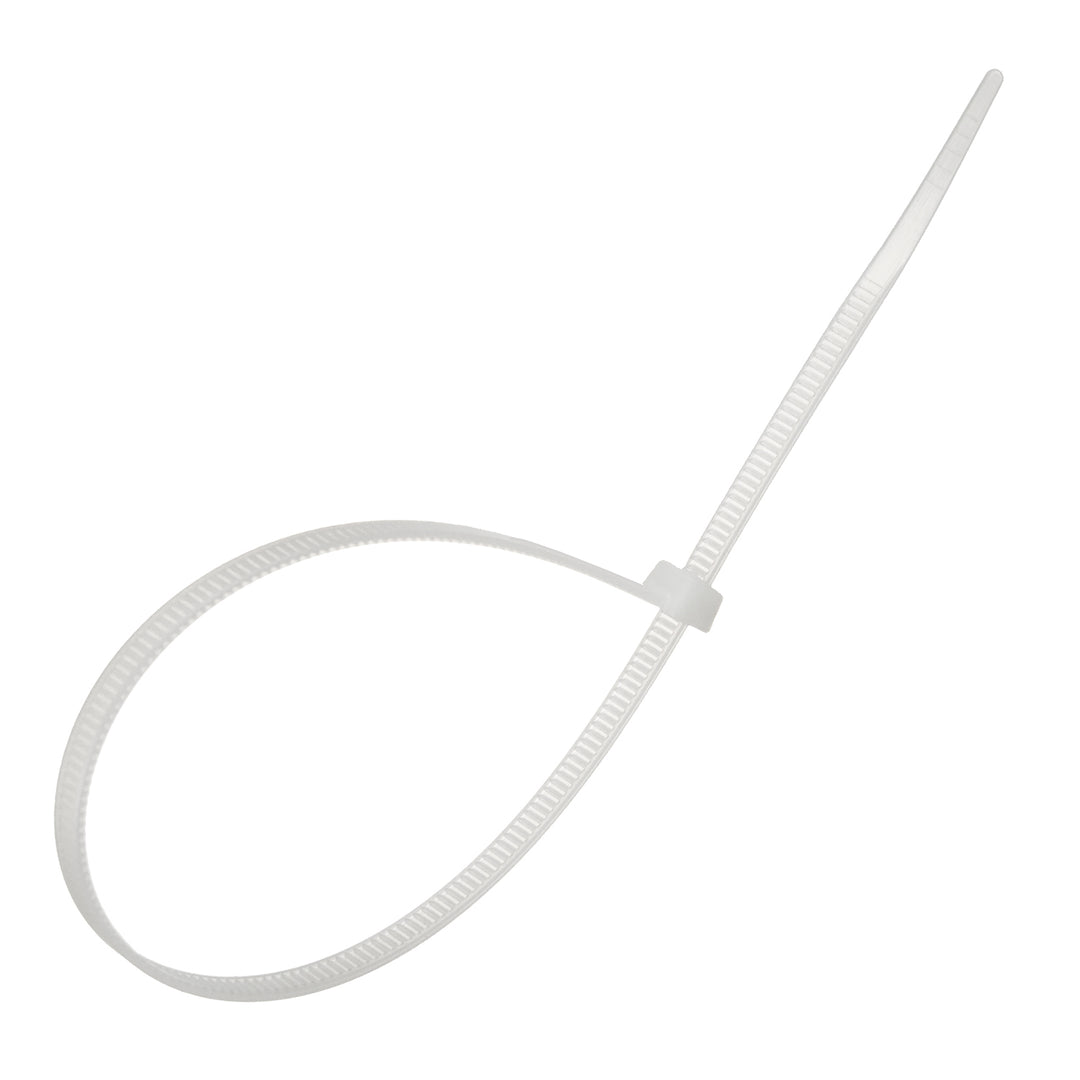 Fogók (100 db) Maclean MCTV-463 W - fehér, 3,6x250mm, UV-álló, üzemi hőmérséklet - 40 +85 fok C.