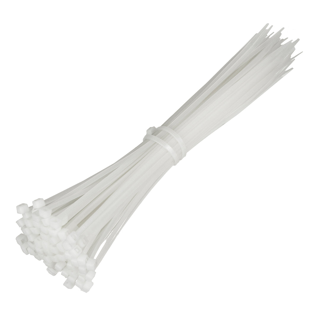 Fogók (100 db) Maclean MCTV-465 W - fehér, 4,8x300mm, UV-álló, felhasználási hőmérséklet - 40 +85 fok C.