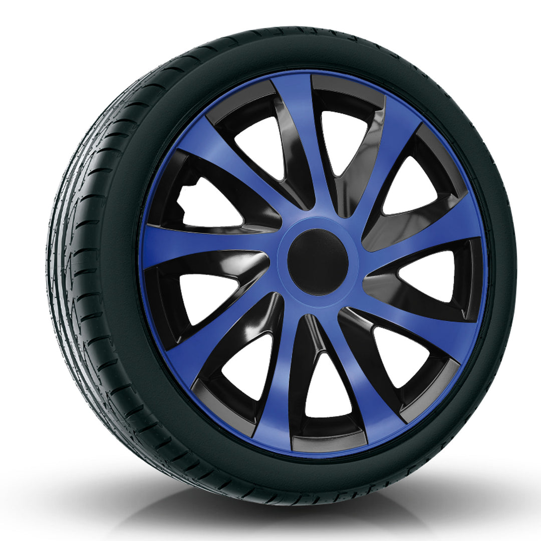 13" DRACO keréktárcsa készlet kék/fekete 4 db