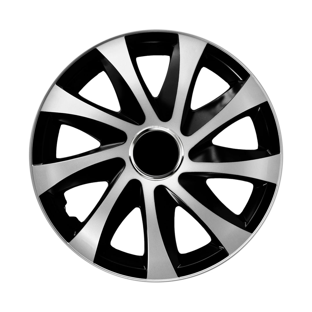 13" NRM EXTRA DRIFT SILVER SILVER BLACK ezüst és fekete keréktárcsák - 4 db
