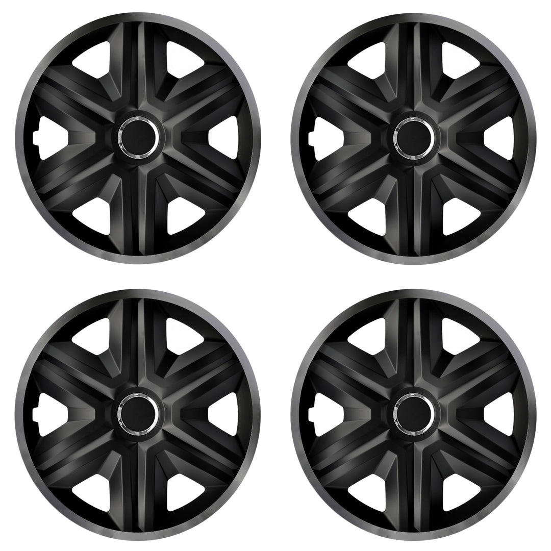 Sapkák 16" NRM FAST LUX GRAPHITE grafit-fekete 4db