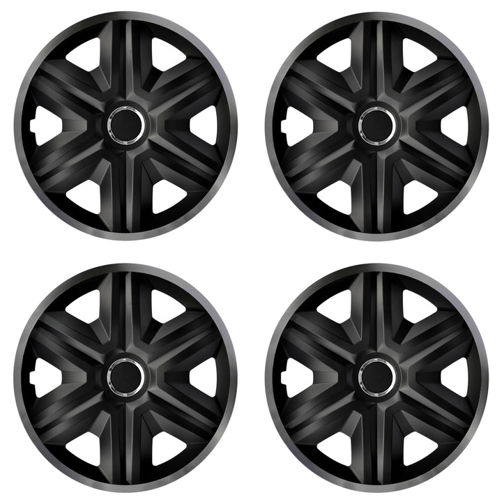 Sapkák 16" NRM FAST LUX GRAPHITE grafit-fekete 4db