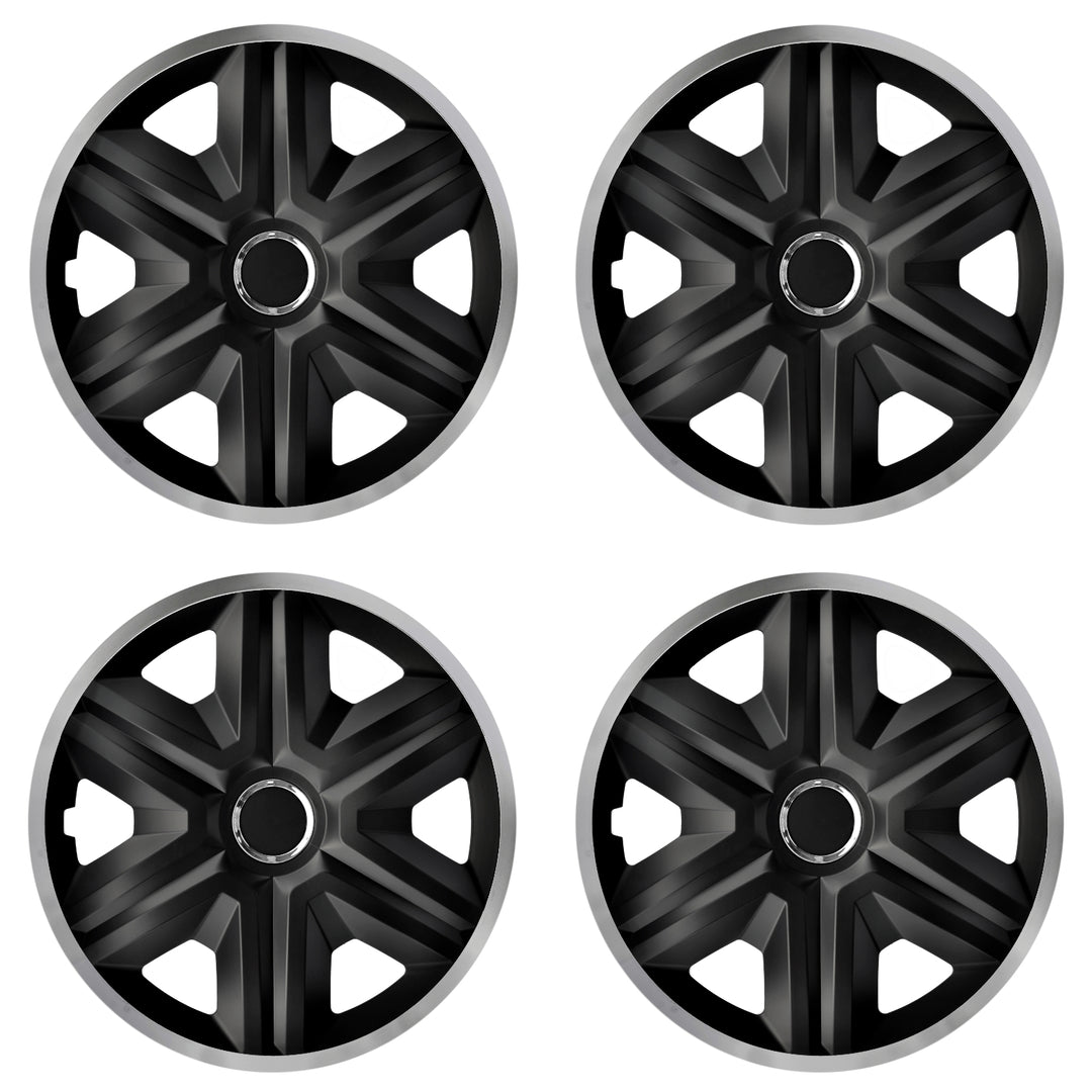 Sapkák 16" NRM FAST LUX SILVER ezüst/fekete 4db