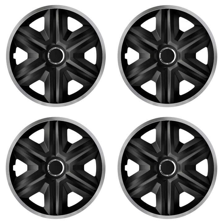 Sapkák 16" NRM FAST LUX SILVER ezüst/fekete 4db