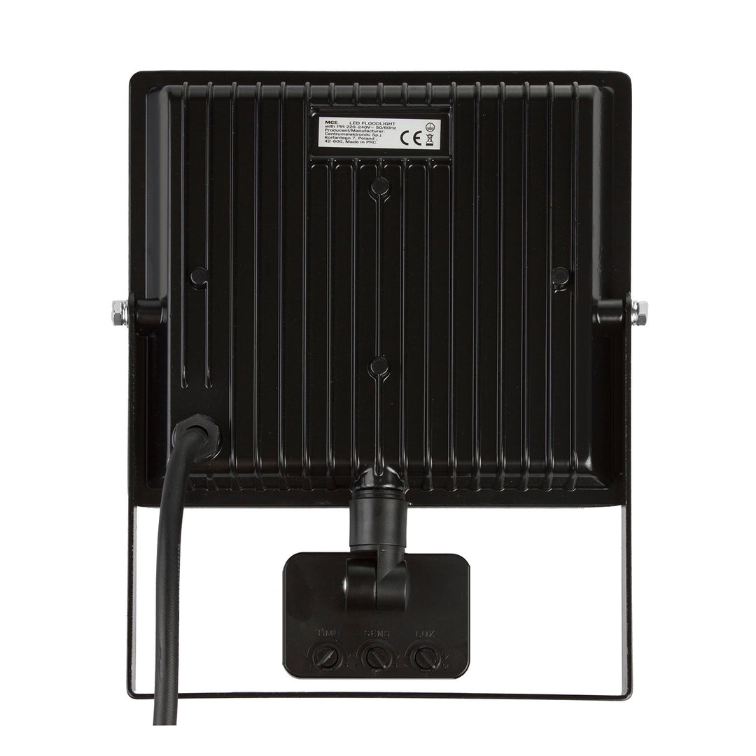 Maclean mozgásérzékelős LED-es reflektor, vékony 30W, 2400lm, meleg fehér (3000K), IP44, MCE630 WW PIR, MCE630 WW PIR