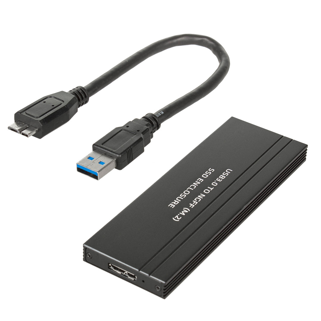 Maclean meghajtóház, SSD M.2, NGFF, USB 3.0, 2230/2240/2260/2280 méret, alumínium ház, MCE582