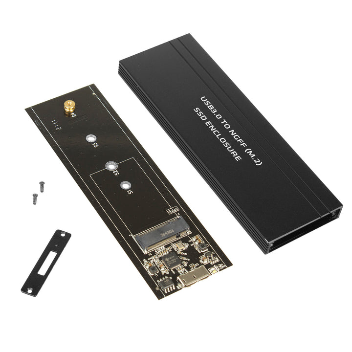Maclean meghajtóház, SSD M.2, NGFF, USB 3.0, 2230/2240/2260/2280 méret, alumínium ház, MCE582