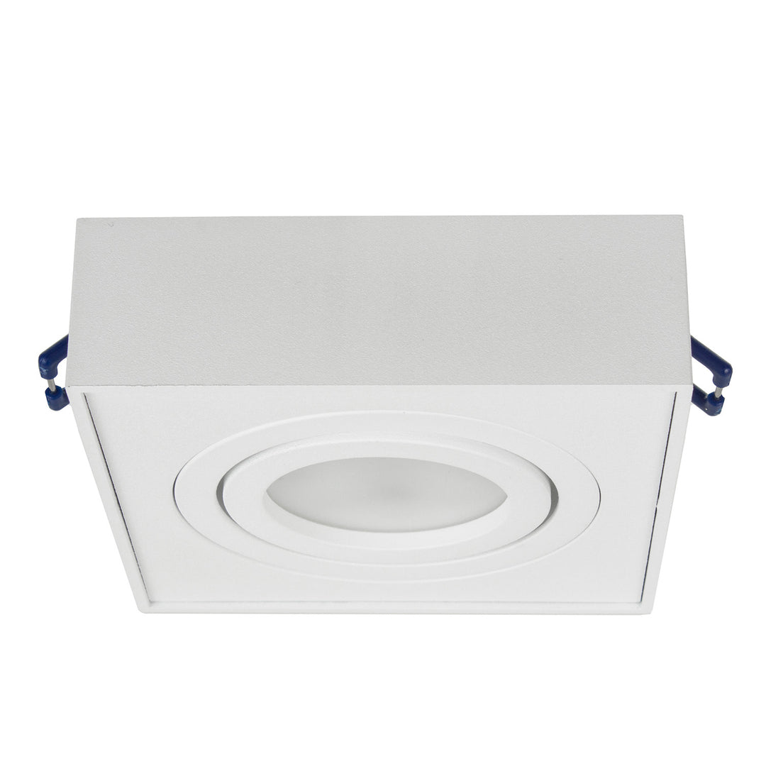 Maclean spot mennyezeti lámpatest, MR16/GU10 fényforrásokhoz, fehér, 94x94x32mm, négyzet alakú, alu, MCE464 W