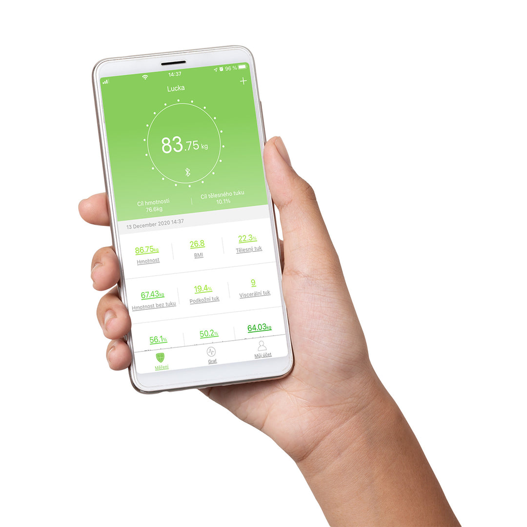 Fürdőszobai diagnosztikai mérleg Concept fehér VO4010 Perfect Health