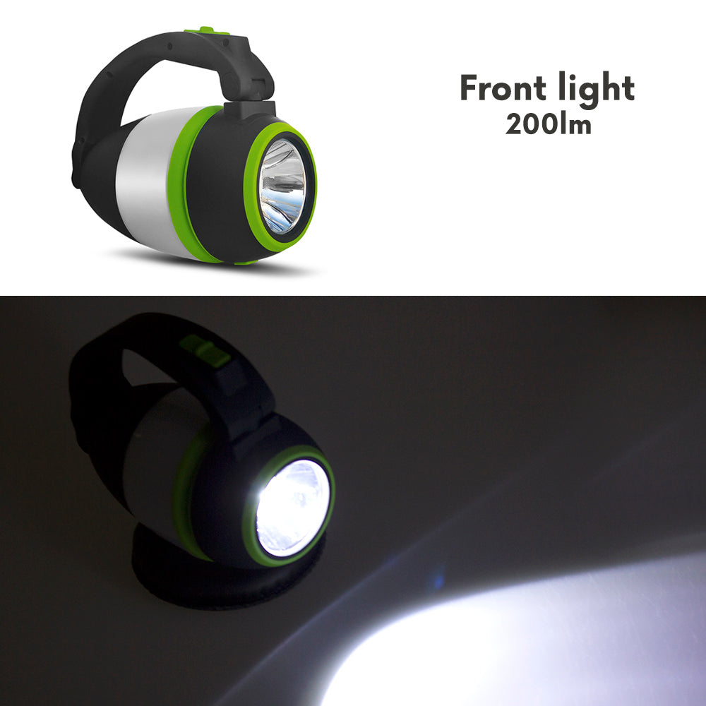 Maclean 3 az 1-ben LED lámpa, kemping, asztal, zseblámpa, 1W, 60-200lm, hideg fehér 6000K, 18650 1500mAh, powerbank funkció MCE298