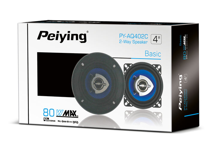 Autós hangsugárzók PY-AQ402C 10cm 80W Peiying rácsok