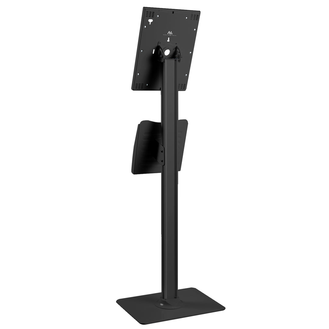 Maclean táblagép reklámállvány, padlóra szerelhető, rögzítővel, fekete, iPad Pro (Gen 3), 12,9", MC-867 B