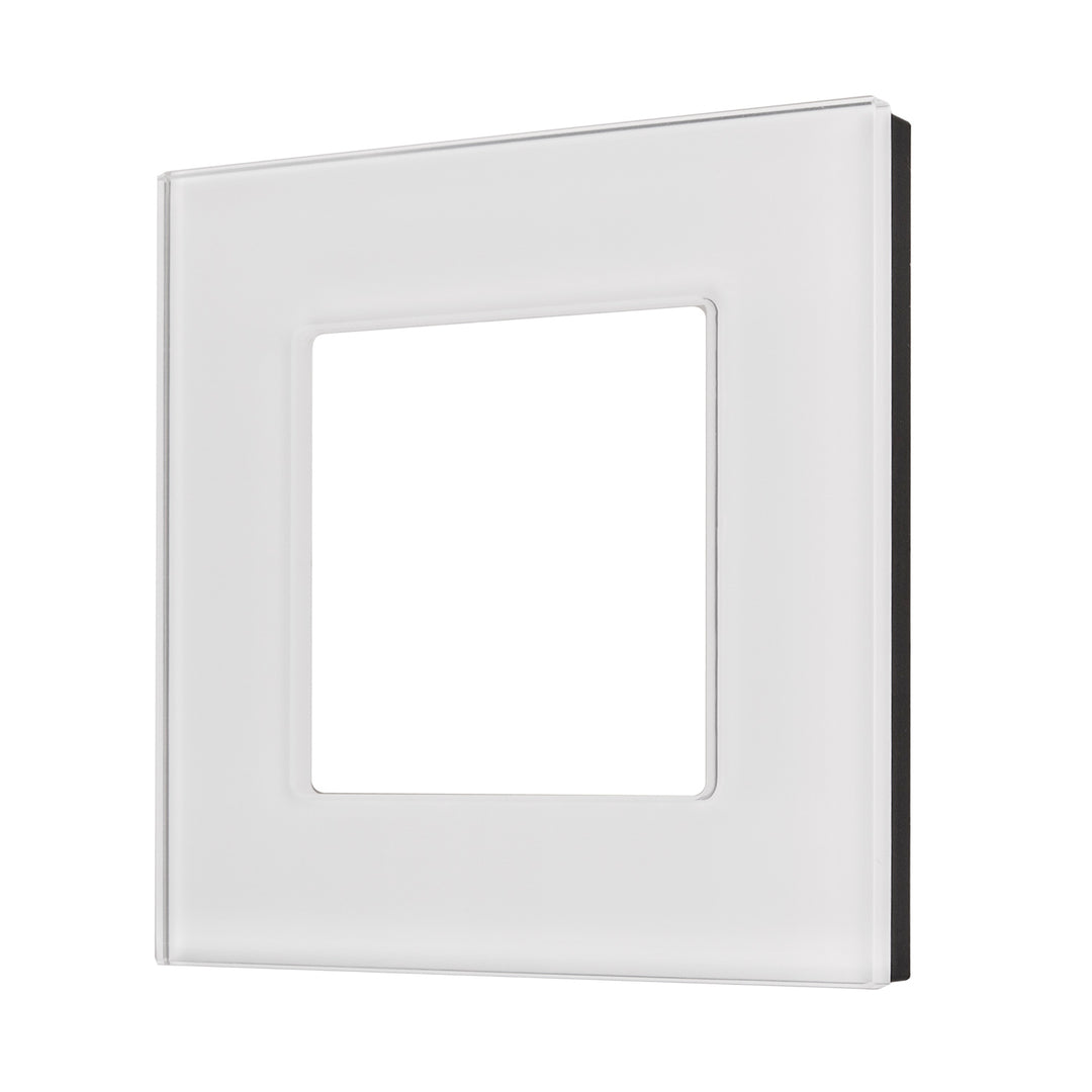 Maclean üvegkeret, szimpla, fehér, 86x86mm, MCE730W