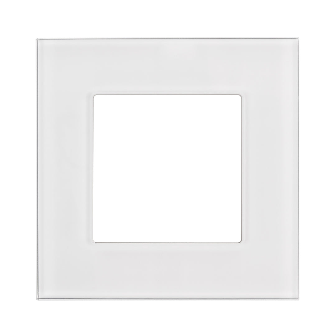 Maclean üvegkeret, szimpla, fehér, 86x86mm, MCE730W