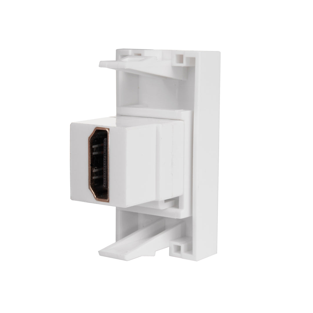 Maclean HDMI fali aljzat, szimpla, fehér, MCE720W