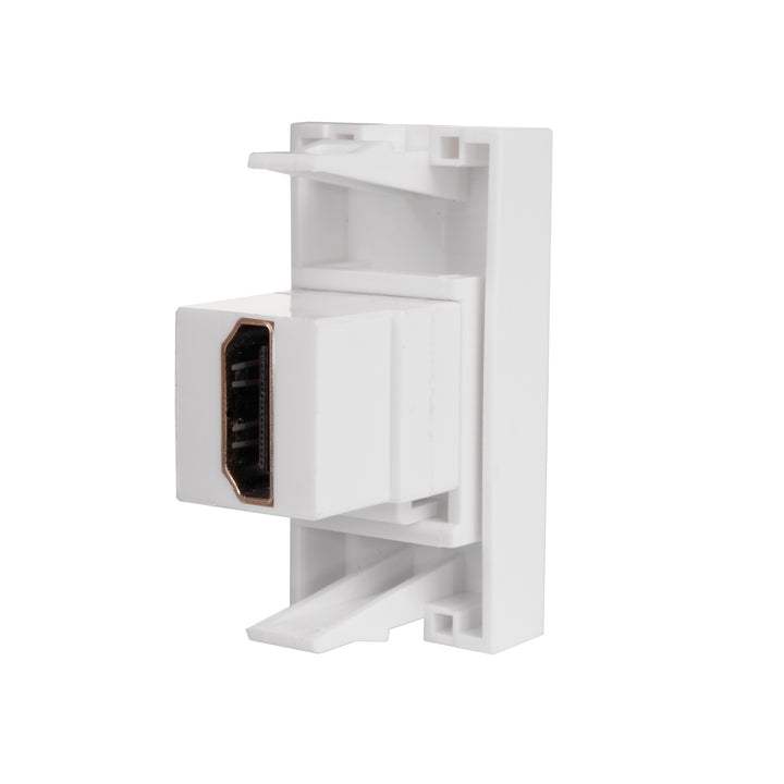 Maclean HDMI fali aljzat, szimpla, fehér, MCE720W