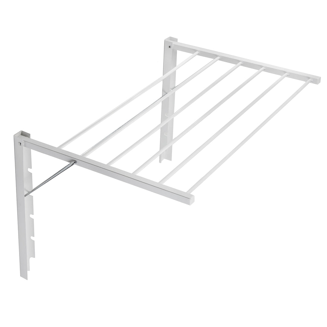 Falra szerelhető összecsukható fürdőszobai szárító. Majka 70 cm fehér