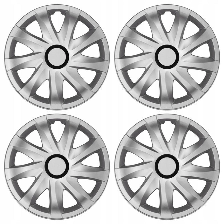 Kupakok 14'' NRM KANDO SILVER 4 db ezüst színű