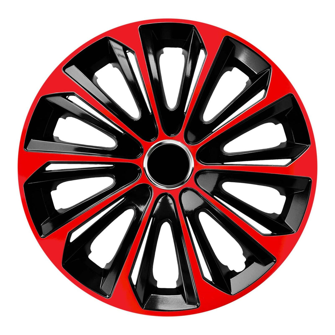 Sapkák 14'' NRM EXTRA STRONG RED BLACK piros-fekete 4 db