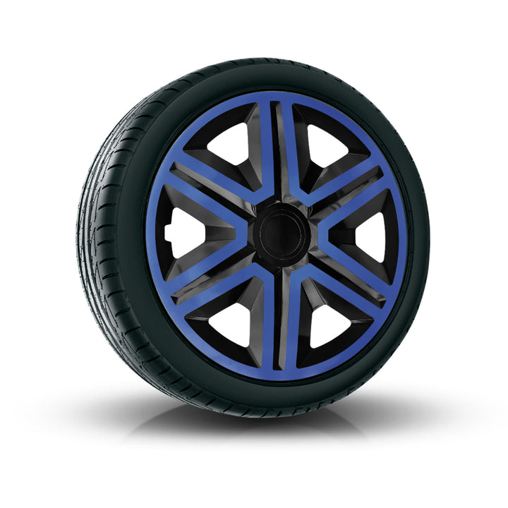 Sapkák 16" NRM ACTION DOUBLECOLOR BLUE BLACK 4 db