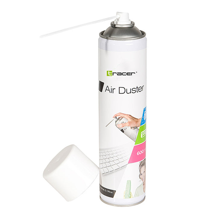 Tracer sűrített levegő, tisztít és eltávolítja a port, kapilláris cső, 600ml, Air Duster