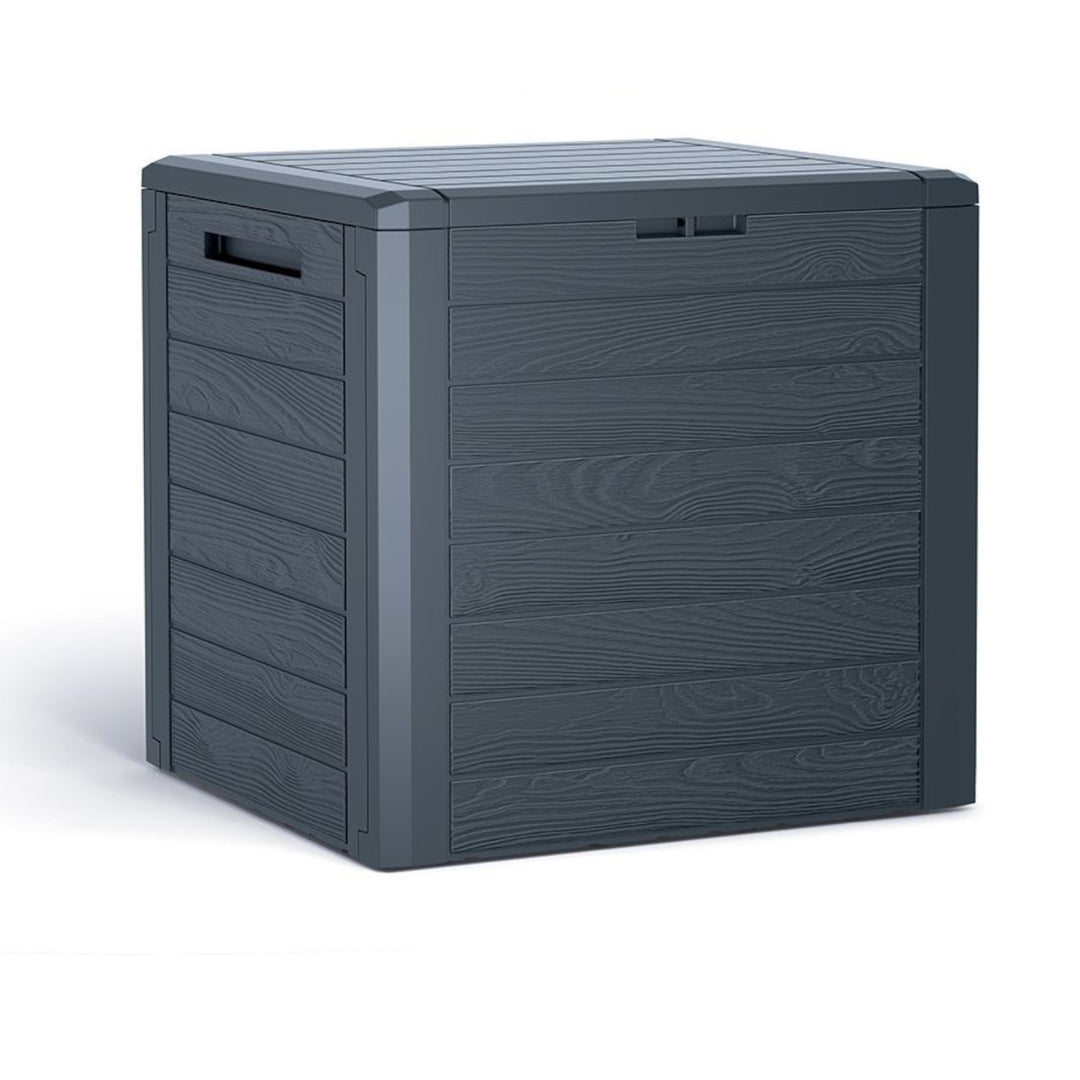 Prosperplast Woodebox 140L kerti láda MBWL140-S433 - antracit színben