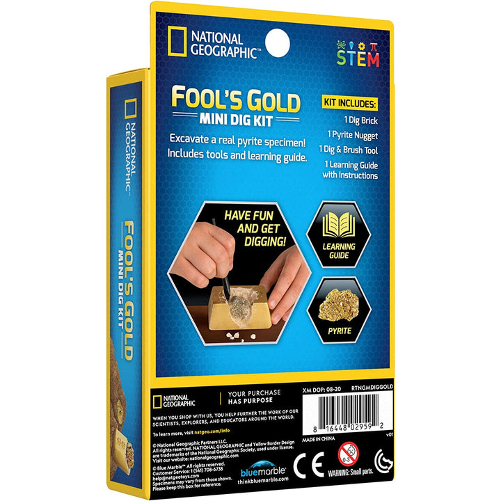 National Geographic készlet - Fool's Gold (Impulse Mini Dig Fool's Gold)