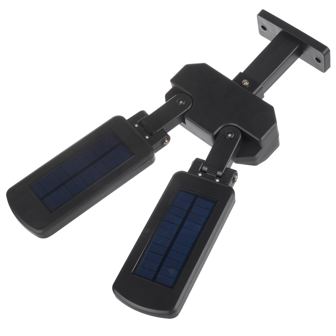 Napelemes LED utcai lámpa mozgásérzékelővel és távirányítóval Maclean IP54, 5W, 2x450lm, 6500K, Li-ion 2400 mAh, 3 üzemmód MCE447