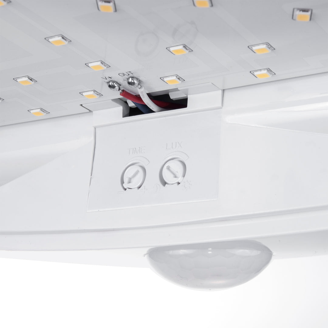 Maclean mozgásérzékelő LED lámpa, infravörös, fehér, 10W, IP44, természetes fehér (4000K), 900lm, MCE357 W