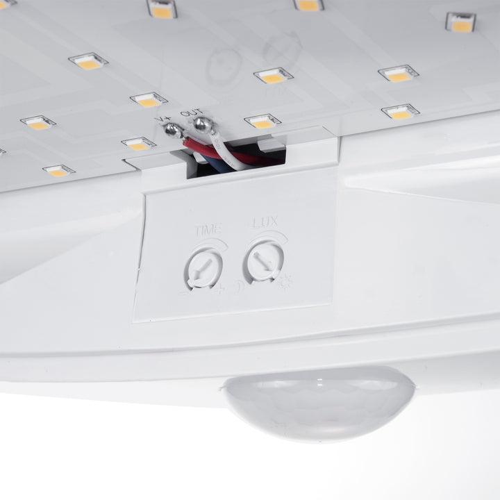 Maclean mozgásérzékelő LED lámpa, infravörös, fehér, 10W, IP44, természetes fehér (4000K), 900lm, MCE357 W
