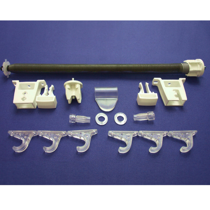 Teljes készlet horog- és hurkapántos redőnyhöz, beleértve a rugót is