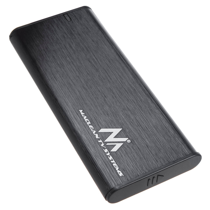 Maclean meghajtóház, SSD M.2, NVMe (PCIe), NGFF (SATA), USB 3.1, 2230/2240/2260/2280 méret, alumínium ház, MCE443