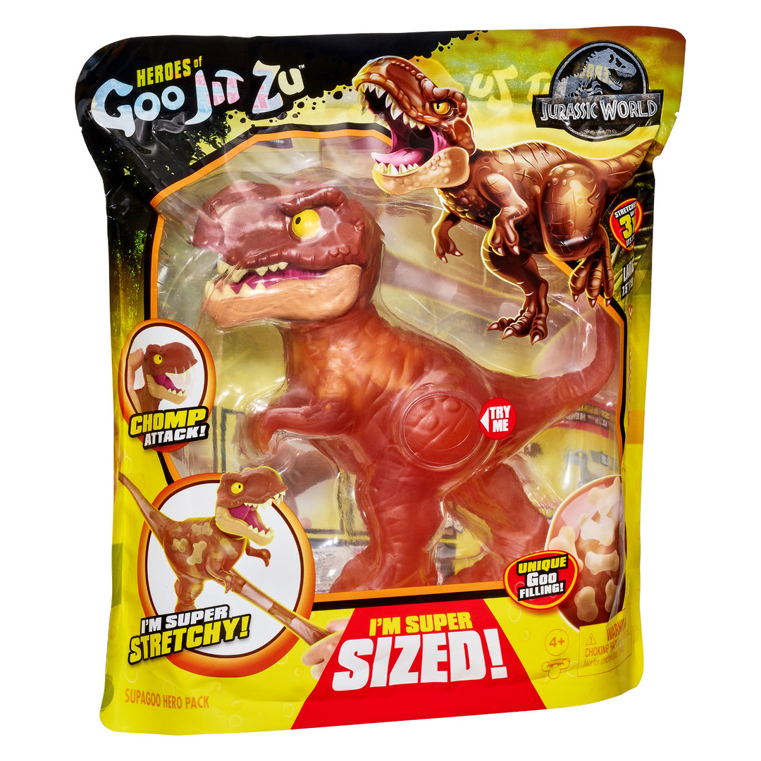 Heroes of Goo Jit Zu Jurassic World nagy dinoszaurusz Supagoo T.Rex figura - magasság 19.5 cm