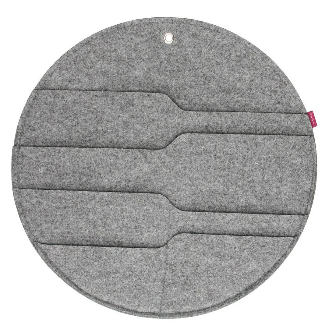 Bertoni filc faliszervező Circle XL átmérő 45 cm - szürke, 4 zseb