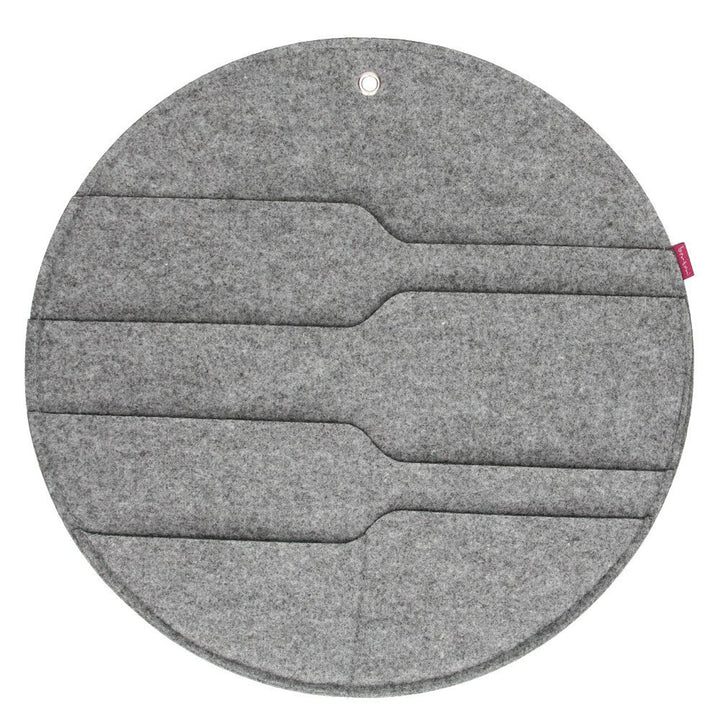 Bertoni filc faliszervező Circle XL átmérő 45 cm - szürke, 4 zseb