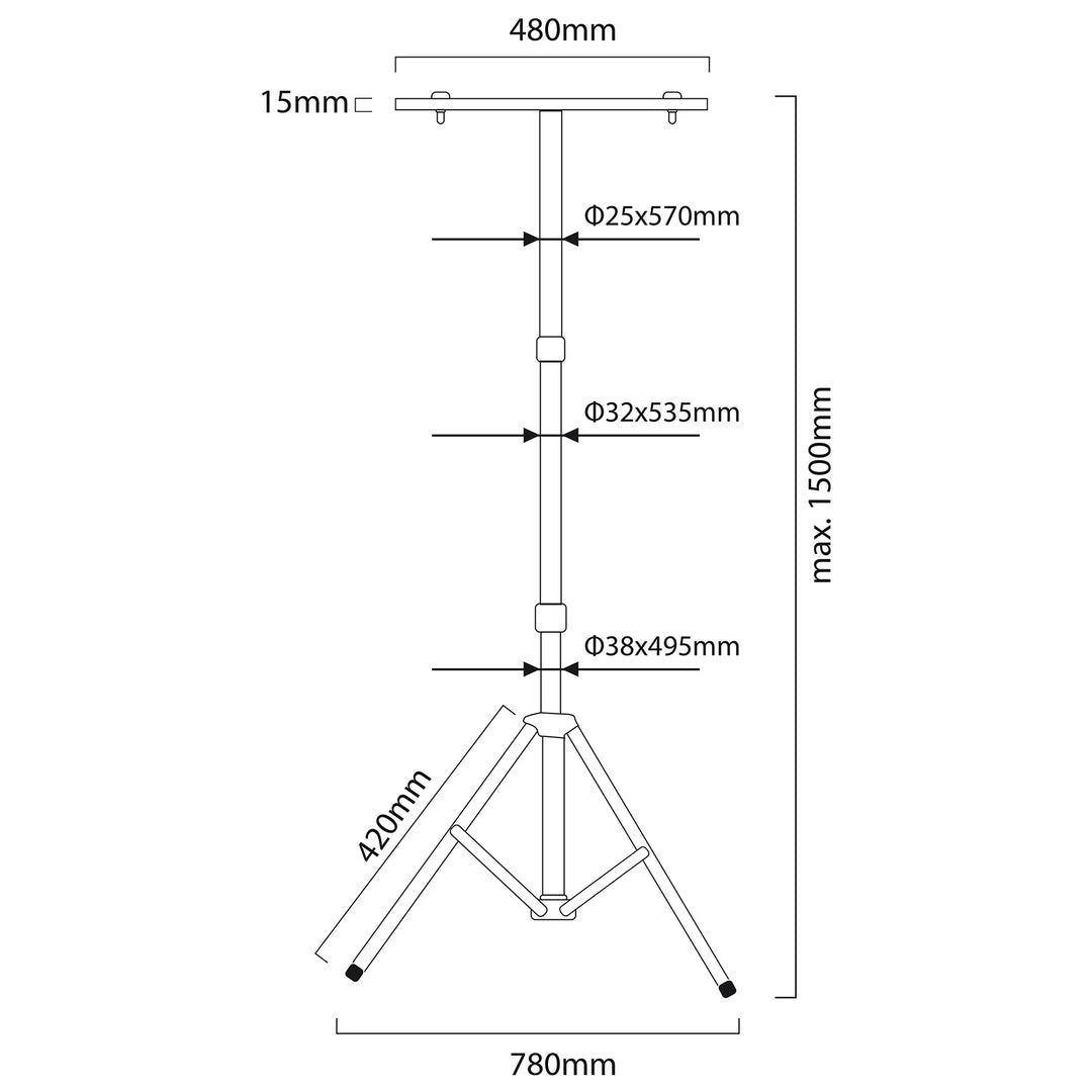 2× Halogén fehér semleges 4000 lm 50 W + állvány + 5 m kábel.