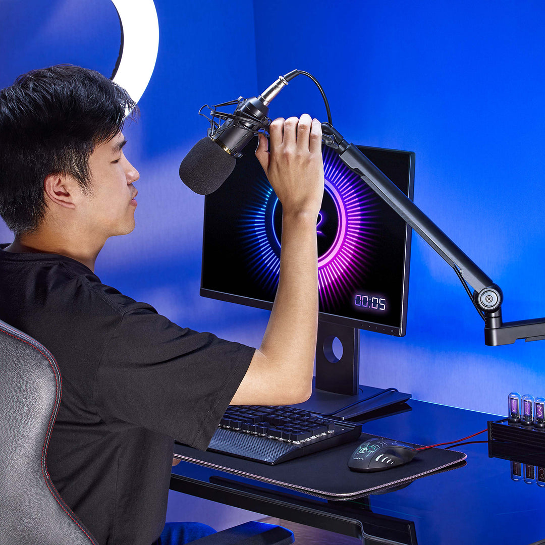 NanoRS mikrofonállvány, alumínium, RS471