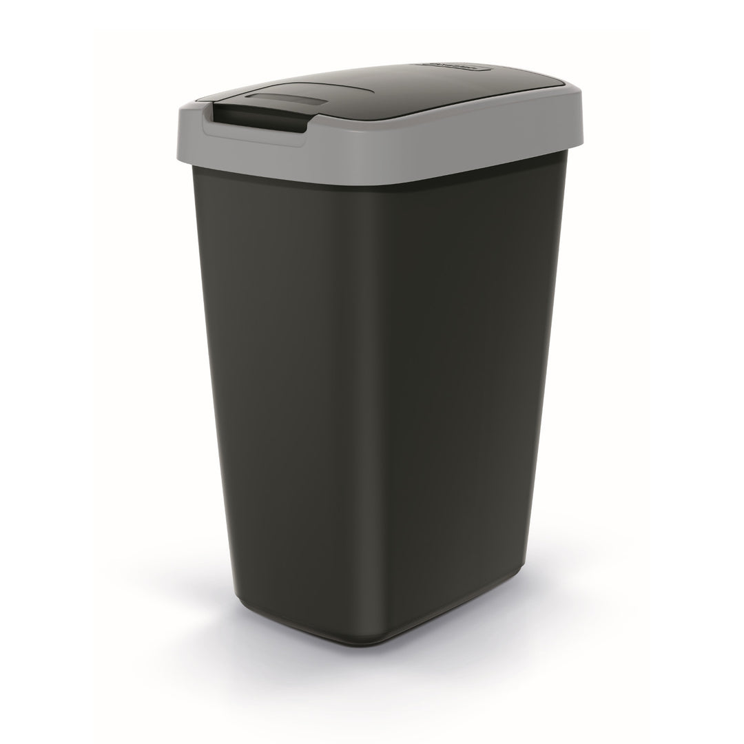 KEDEN COMPACTA Q 12 literes hulladékgyűjtő NSAB12-429U - fekete, szürke kerettel