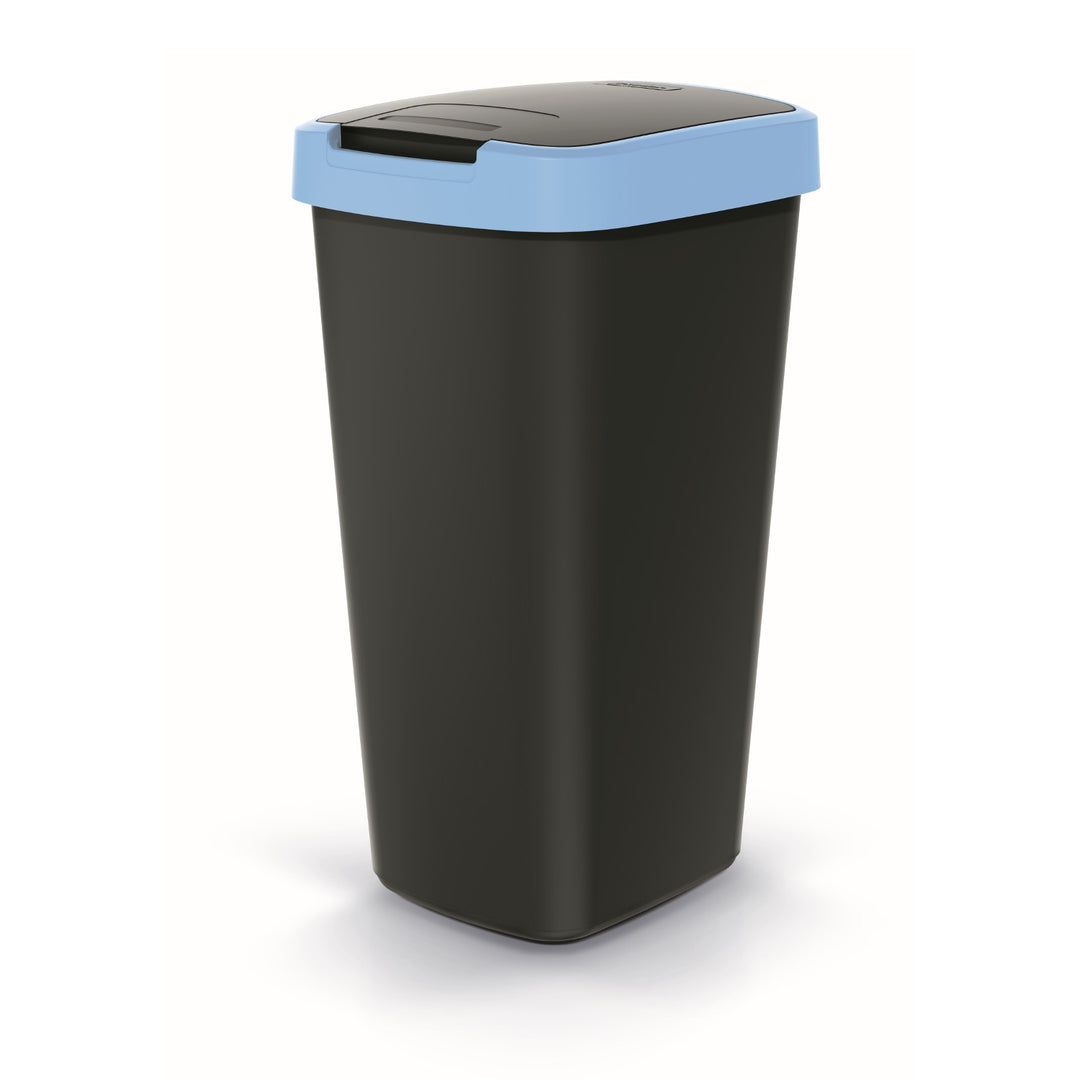 KEDEN COMPACTA Q 25 literes hulladékgyűjtő NSAB25-2717C - fekete, kék szegéllyel