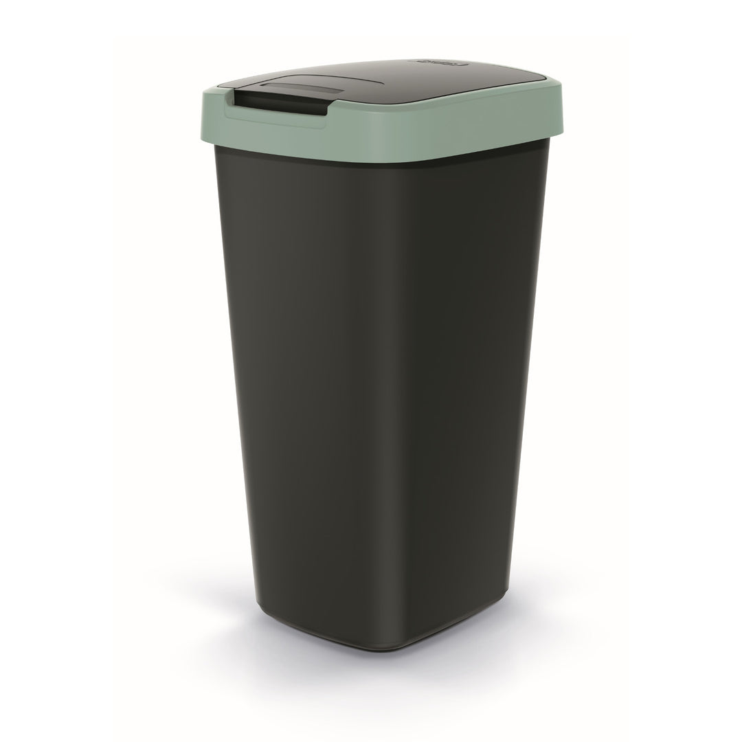 KEDEN COMPACTA Q 25 literes hulladékgyűjtő NSAB25-5575C - fekete, zöld kerettel