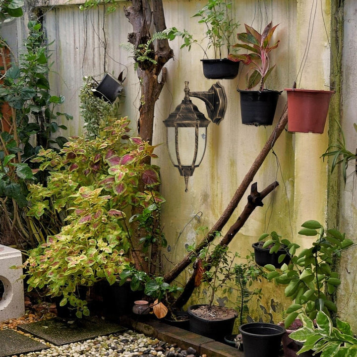 Rabalux Nizza 8451 antik arany E27 60W IP43 fali lámpa. Tökéletes a kertbe, a teraszra és azon túlra.