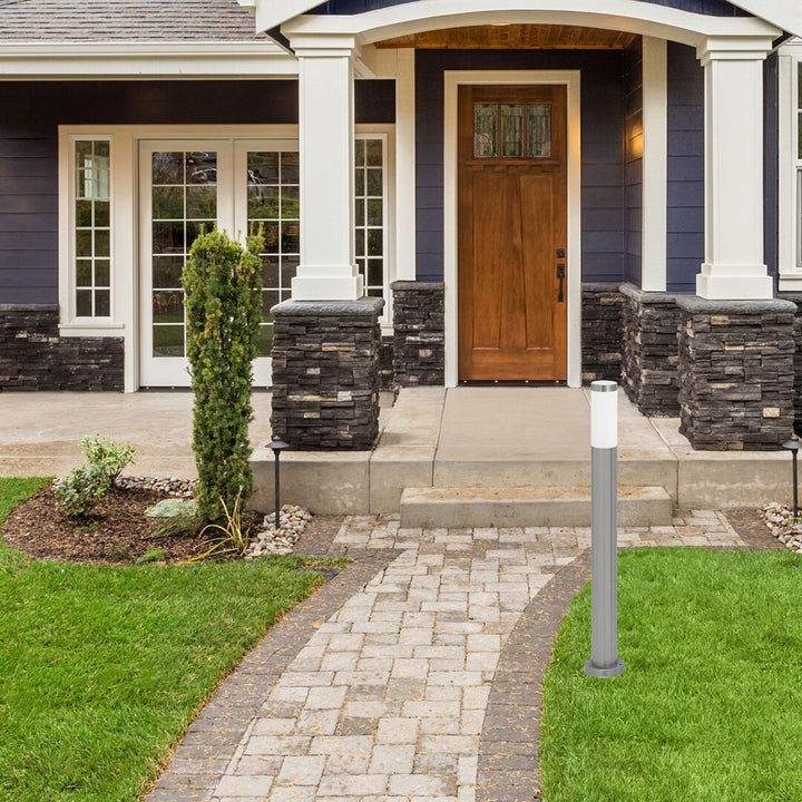 Rabalux 8264 inox fáklyás fém álló kerti lámpa